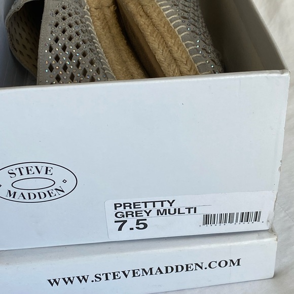 Steve Madden PRETTY Grey Multi Flats (size 7.5) - Picture 5 of 6